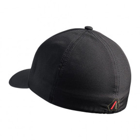 Stretch Fit Kappe A10 schwarz mit olivgrünen / roten Logos - A10 Equipment