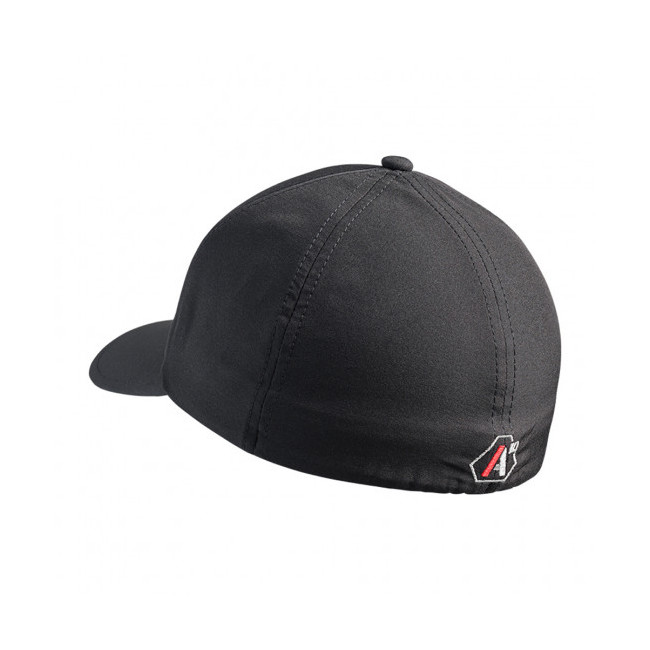 Stretch Fit Kappe A10 schwarz mit weißen / roten Logos - A10 Equipment