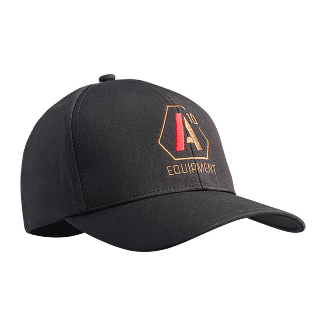 Czapka Stretch Fit A10 czarna logo tan / czerwone - A10 Equipment