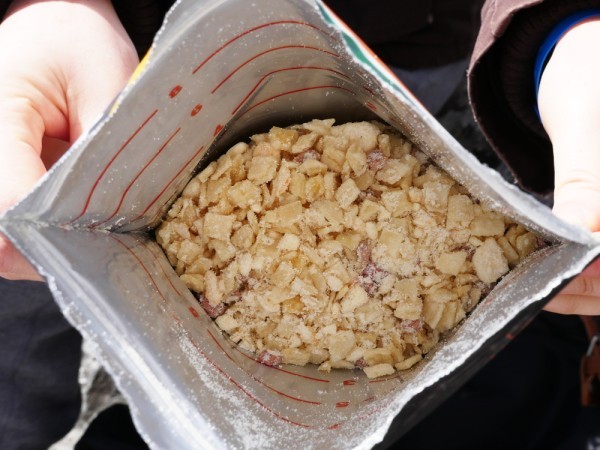 How to differentiate between types of rehydratable food? 