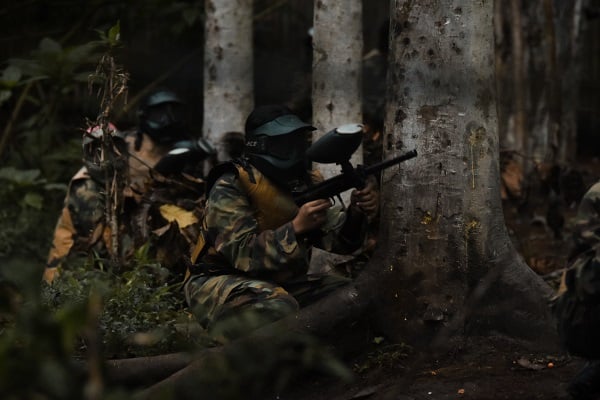 equipo de paintball