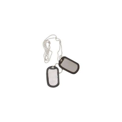 US-Plaketten Silber - Kombat Tactical