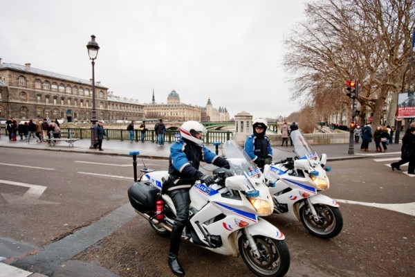 motocykliści Policji Narodowej
