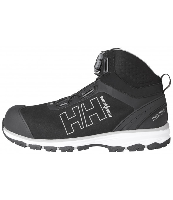 Zapatos de seguridad Chelsea Evolution Mid Boa S3 Negro - Helly Hansen
